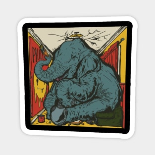 Tiny Room For Elephants Magnet