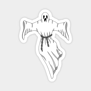 Spooky Chain-Rattling Ghost Magnet