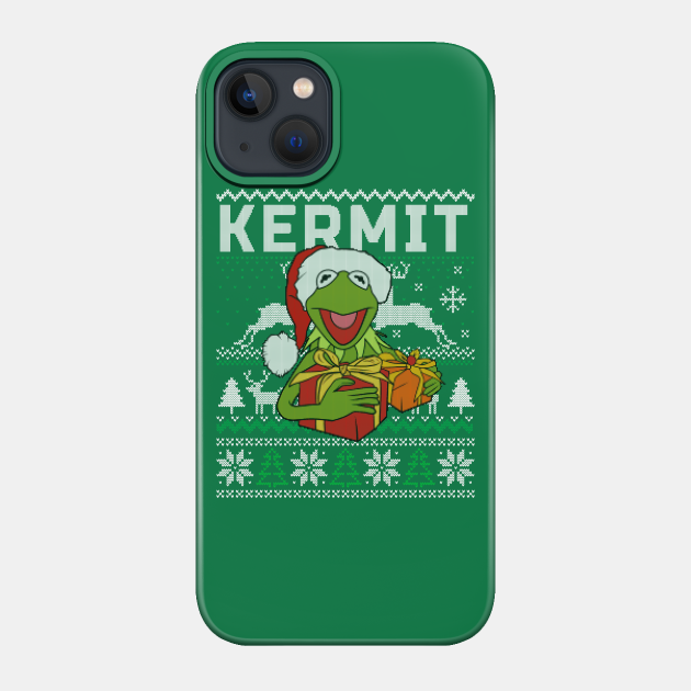 Kermit Christmas Ugly sweater - Kermit Christmas - Phone Case