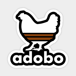 ADOBO CHICKEN FILIPINO PINOY FOOD POCKET DESIGN WHITE Magnet