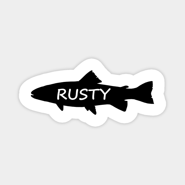 Rusty Fish Magnet by gulden