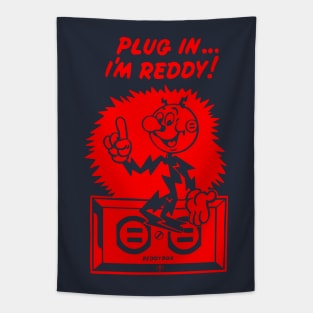 plug in reddy kilowatt red Tapestry