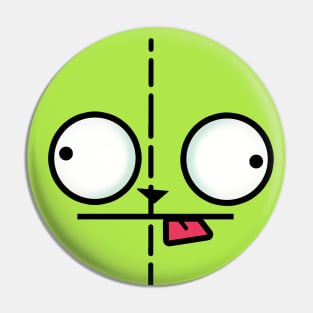 INVADER ZIM! GIR Mask Pin