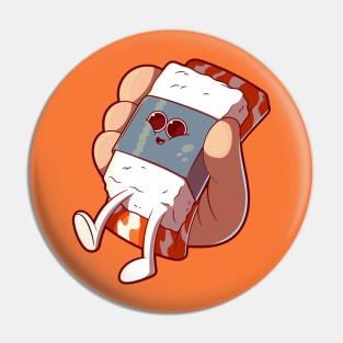 Holding Sushi! Pin