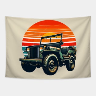 Willys Jeep Tapestry