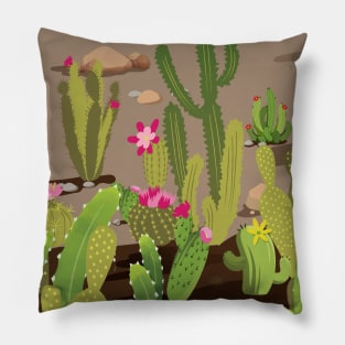 Cactus Variety 3 Pillow