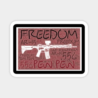 AR-15 Freedom Magnet