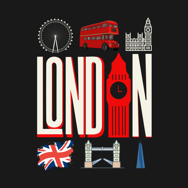 London souvenir  cool landmark gift landmarks by fantastic-designs