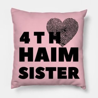 4th HAIM Sister Pillow