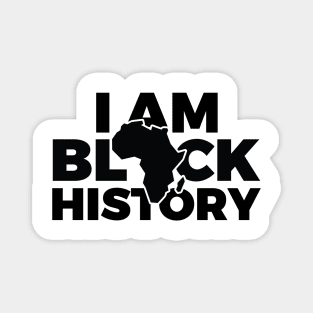 I Am Black History Magnet