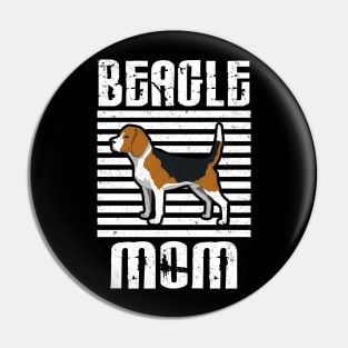 Beagle Mom Proud Dogs Pin