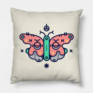 Abstract butterfly illustration Pillow