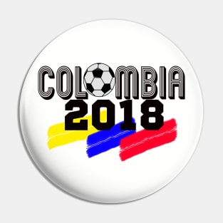 Colombia Soccer 2018 Pin