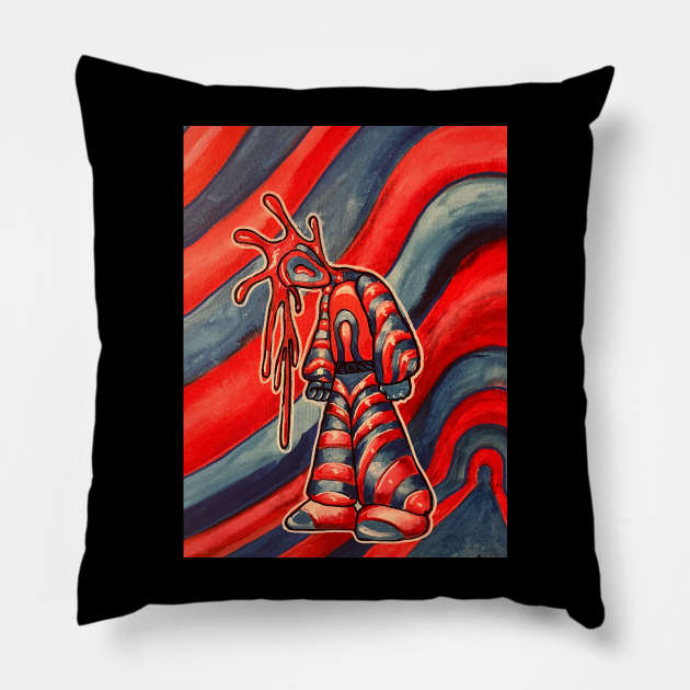 Sad Radial Pillow by Itssteezus