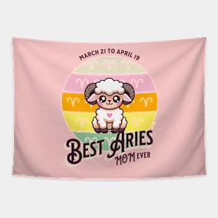 Best Aries Mom Ever Tapestry