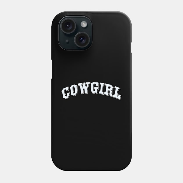 Cowgirl Phone Case by SAN ART STUDIO 