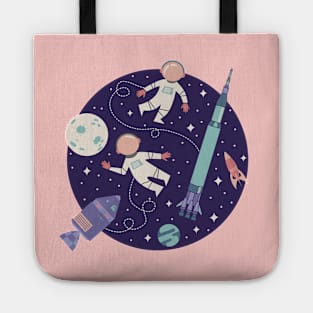 Lunar Landing - Purple Tote