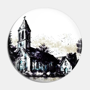 Old church Pin