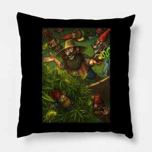 Whimsical Gnomes Pillow