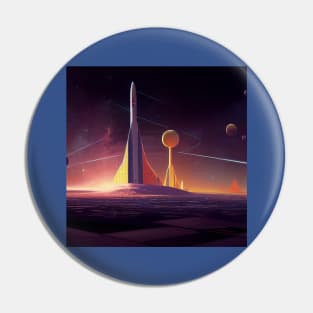 Interplanetary Spaceport Pin