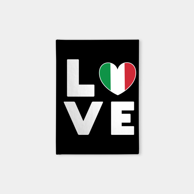 Ich liebe LOVE Italien Flagge Fahne Herz - Italien ...