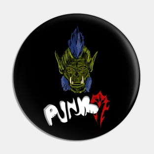 Orc Punk Pin