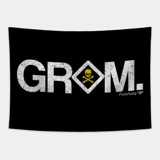 Grom surf and skate print Tapestry