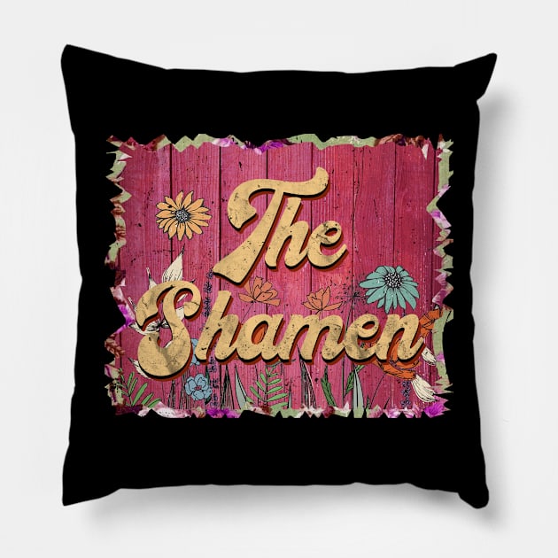 Classic Shamen Personalized Flowers Proud Name Pillow by BilodeauBlue