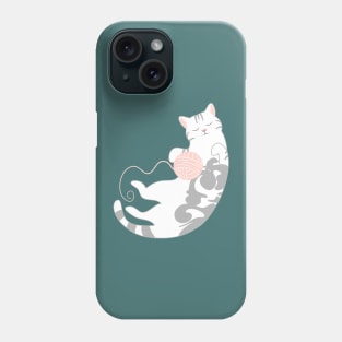 American Shorthair Cat and Balls Phone Case