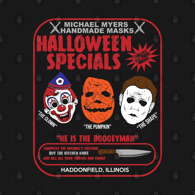 Halloween Specials Michael's masks by carloj1956