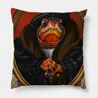 Renaissance Reptile - Baron Chester Claymoore Pillow