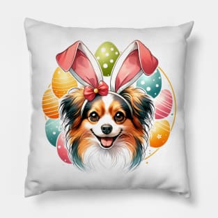 Russian Toy with Bunny Ears Celebrates Easter Day Pillow