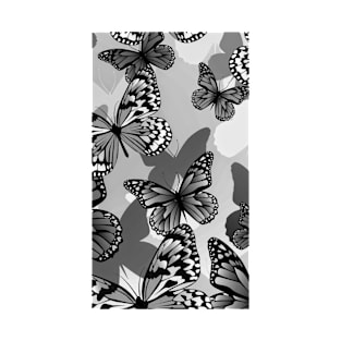 Gray Butterfly Phone Cases Style T-Shirt