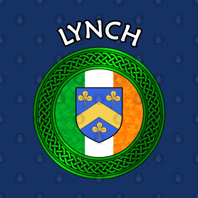 Irish Flag Clover Celtic Knot - Lynch by Taylor'd Designs