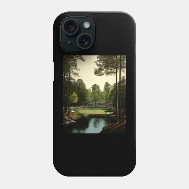 Augusta National - Original Artwork Phone Case by Labidabop