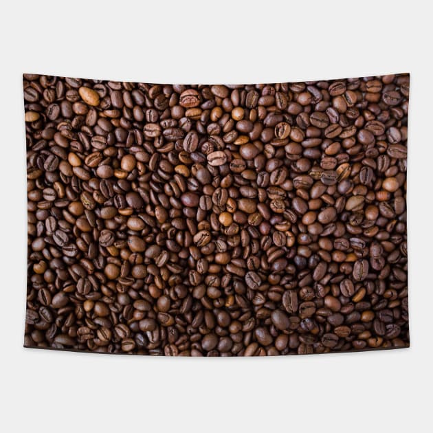 Coffee bean Collage Tapestry by Adatude