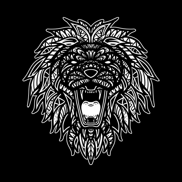 Lion Tribal by Barabarbar artwork