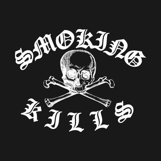 Smoking Kills Crossbones by J. Rufus T-Shirtery