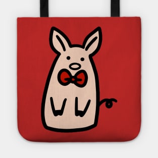 Bow Tie Piggy Tote