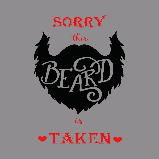 Sorry this beard is taken, heart design by Pattycool