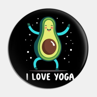 Yoga lover Avacado Pin