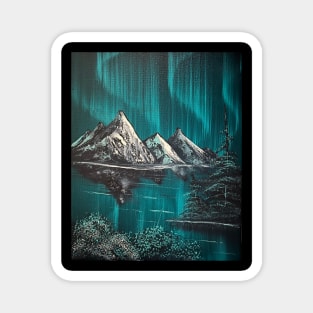 Blue Green Northern Lights Magnet