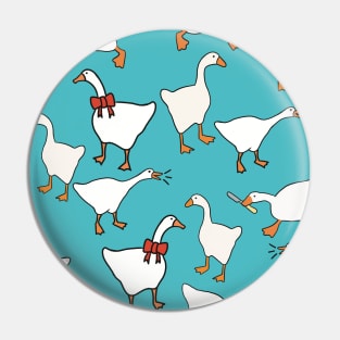 Silly Goose Pattern Pin