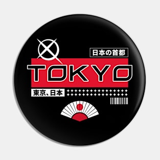 Y2K Tokyo Japan Techwear Aesthetic Pin