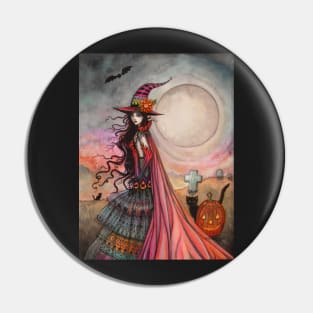 The Fanciful Witch Halloween Fantasy Art by Molly Harrison Pin