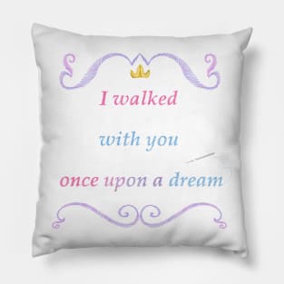 Once Upon a Dream Embroidery Pillow