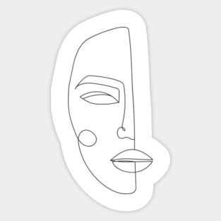 One Line Art Stickers Teepublic,Anime Body Base Male Kid