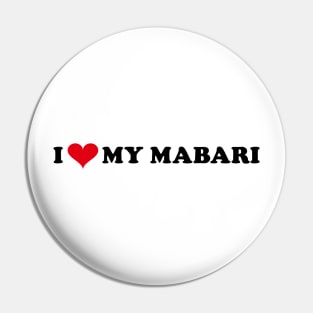 I Love My Mabari [Black Pin