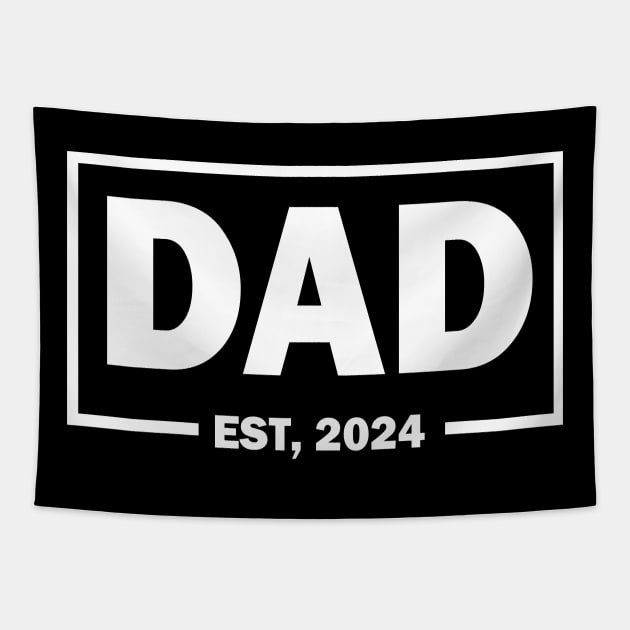 dad est 2024 Tapestry by mdr design