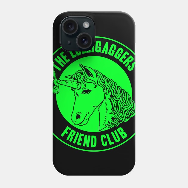 The Lolligaggers Friend Club - Neon Green Phone Case by TheLolligaggers